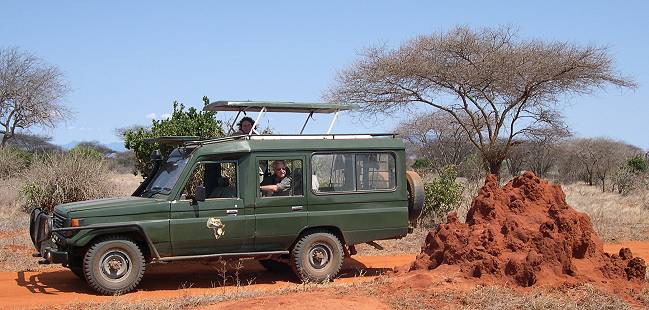 Auf Safari mit Elke und Tony im HZJ75