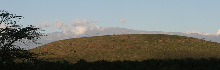Blick auf Mount Kenya