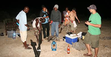 night fishing in Vuma