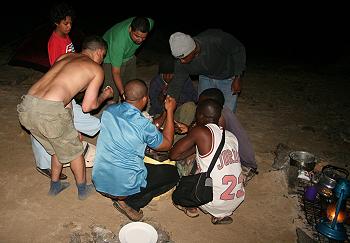 night fishing in Vuma