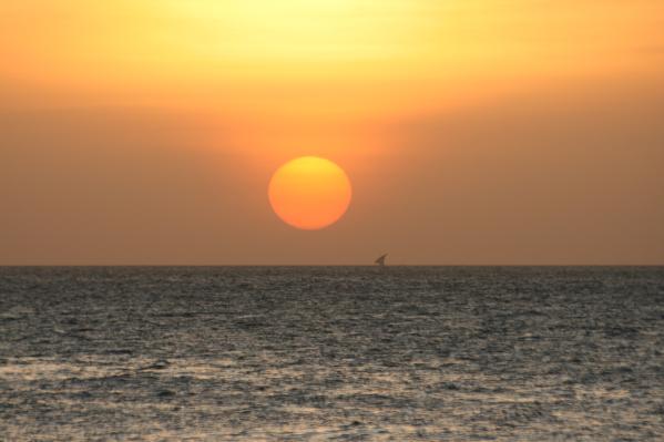 Sonnenuntergang auf Zanzibar