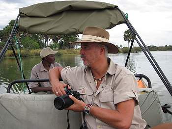 Motorboot Safari auf dem Lake Manze
