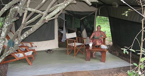 relaxen im Mara Bush Camp