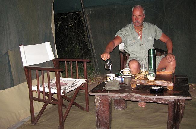 Jörg Reinecke on safari