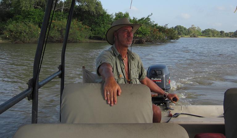 Boottsafari auf dem Rufiji, Selous