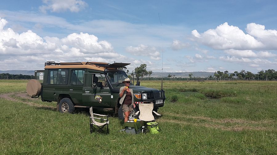 Busch Frühstück in der Masai Mara