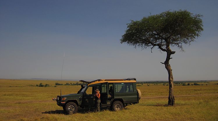 Buschfrühstück in der Masai Mara