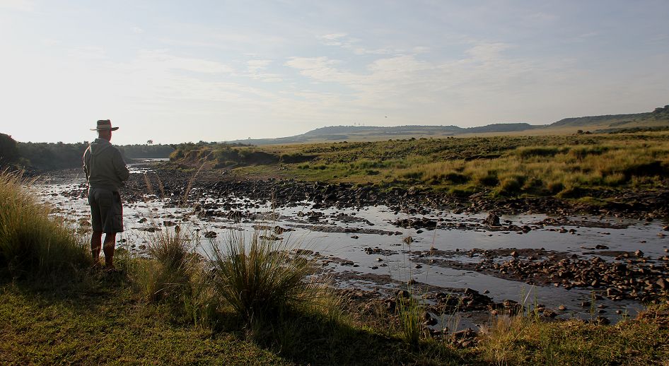 trockener Mara Fluss, Februar 2019