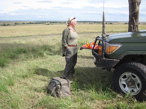 Buschfrühstück in der Masai Mara