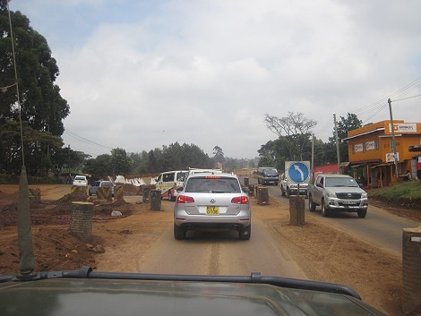 Nairobi A 104 in Richtung Limuru