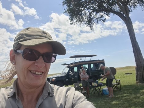 Buschfrühstück in der Masai Mara