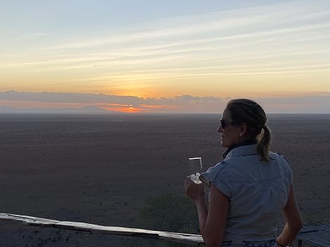 zu Besuch an der Lions Bluff Lodge
