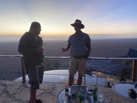 zu Besuch an der Lions Bluff Lodge