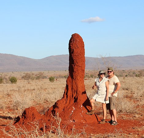 Evely und Peter Labuch auf Safari