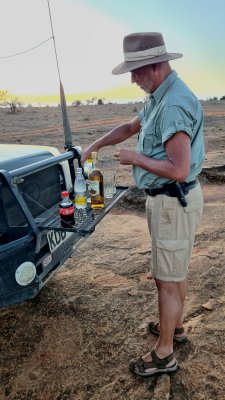 Sundowner am Lion Rock