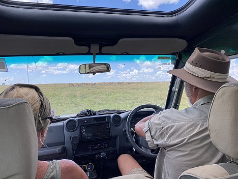 Pirschfahrt in der Masai Mara