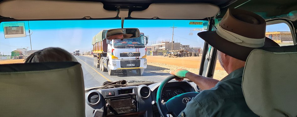 auf dem Weg zum Amboseli Bush Camp