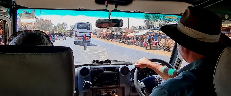 auf dem Weg zum Amboseli Bush Camp
