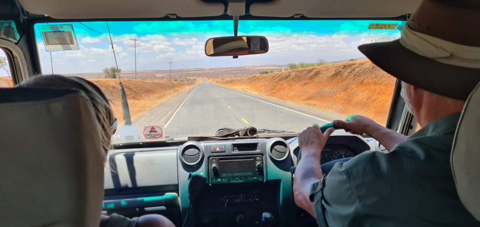 auf dem Weg zum Amboseli Bush Camp