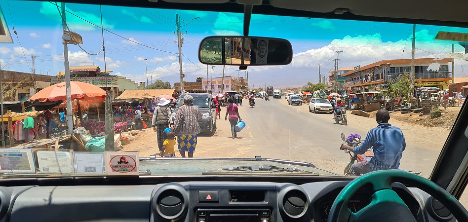 auf dem Weg zum Amboseli Bush Camp