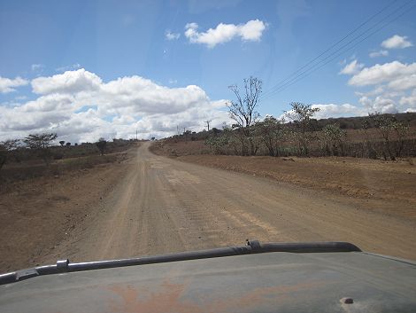 auf dem Weg zum Tsavo West National Park