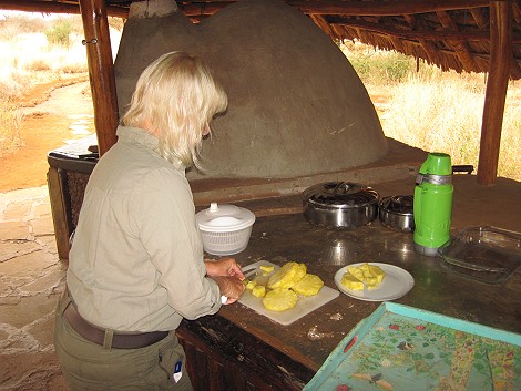Morgens im Amboseli Bush Camp