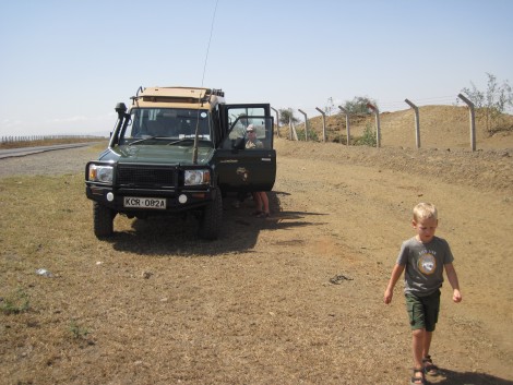 Auf dem Weg in die Masai Mara