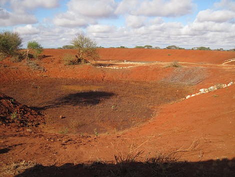 Dürre im Lumo Conservancy