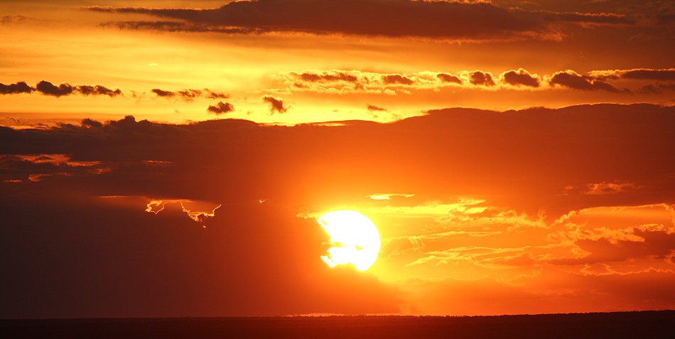 Sonnenuntergang im Lumo Conservancy