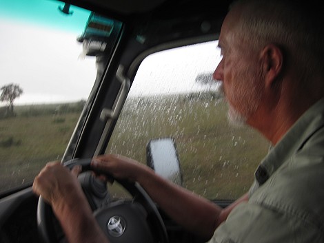 Regen in der Masai Mara