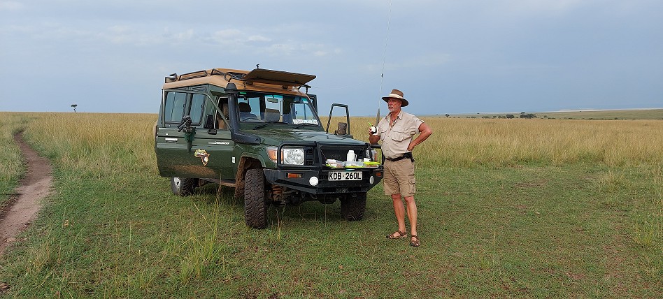 Busch Frühstück in der Masai Mara
