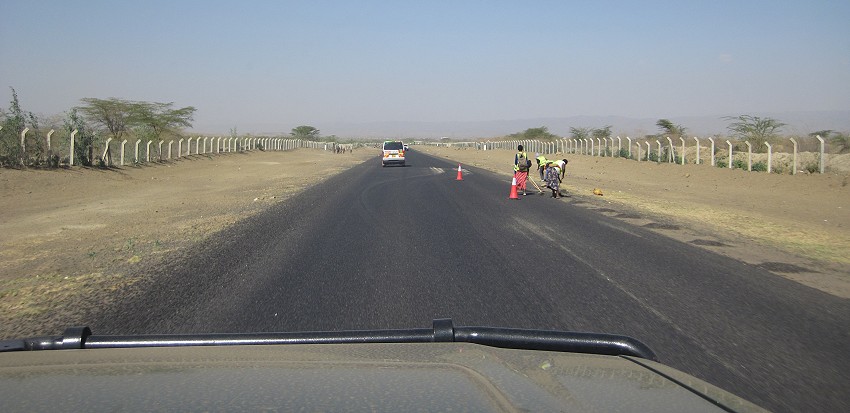 auf dem Weg in die Masai Mara