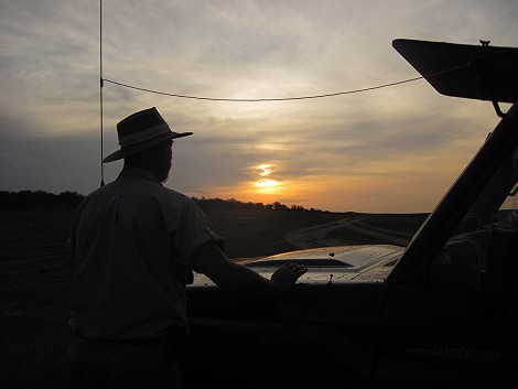 Sundowner in der Masai Mara