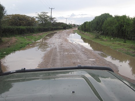 Starkregen in der Masai Mara