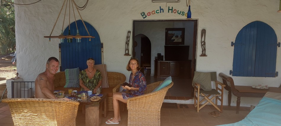 relaxte Stunden bei guten Freunden