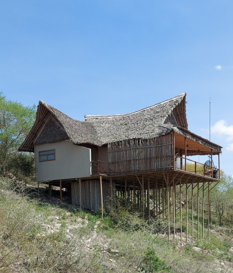 oben in der Soroi Lions Bluff Lodge
