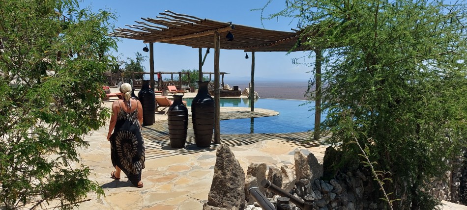 oben in der Soroi Lions Bluff Lodge