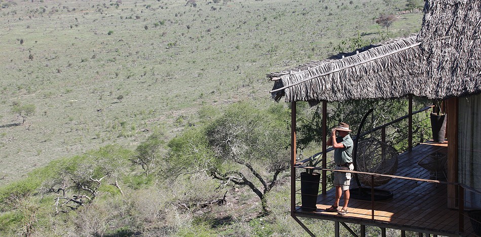 oben in der Soroi Lions Bluff Lodge