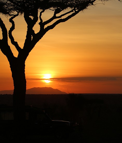 Sundowner im Lumo Reservat