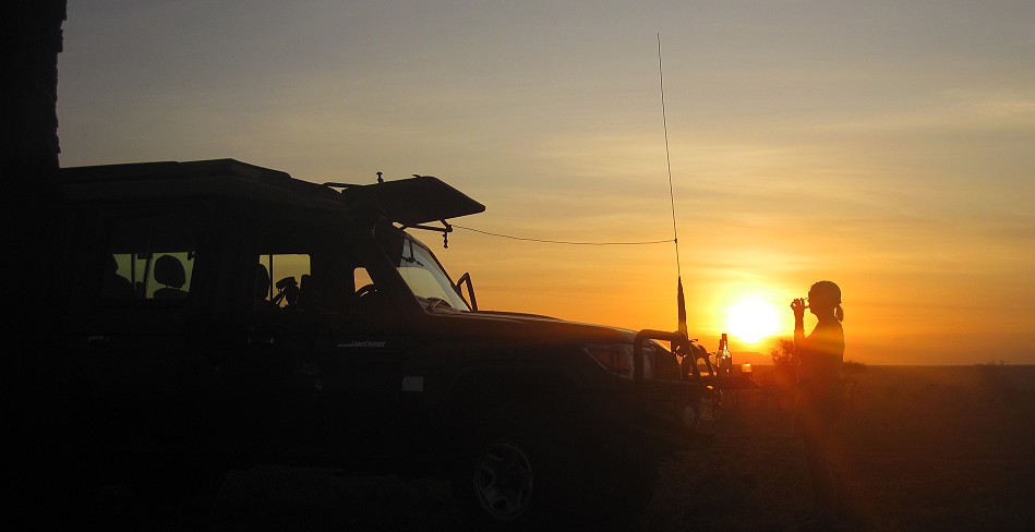 Sundowner im Lumo Reservat