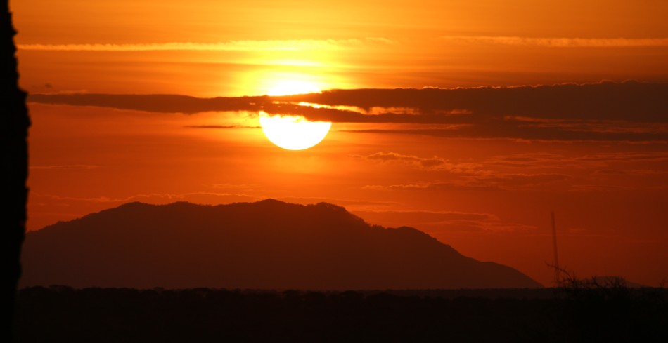 Sundowner im Lumo Reservat