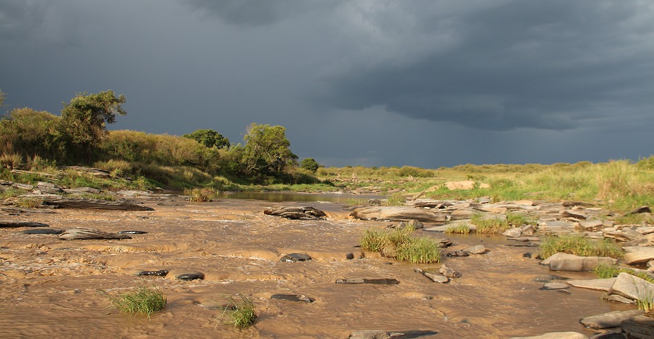 Rekero Crossing im Regen
