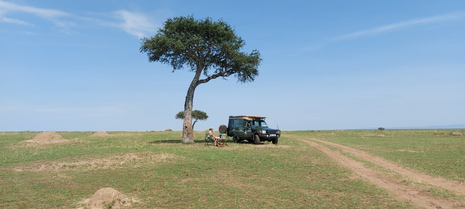 Buschfrühstück in der Masai Mara