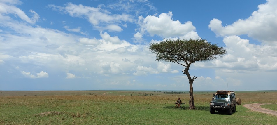 Buschfrühstück in der Masai Mara