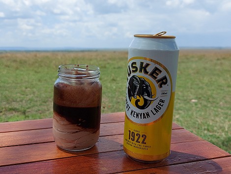 Buschfrühstück in der Masai Mara