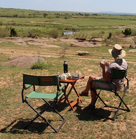 Bush Lunch in der Masai Mara