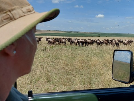 Petra Reinecke auf Safari
