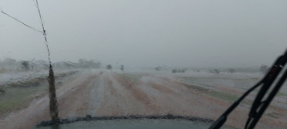 Unwetter in der Masai Mara