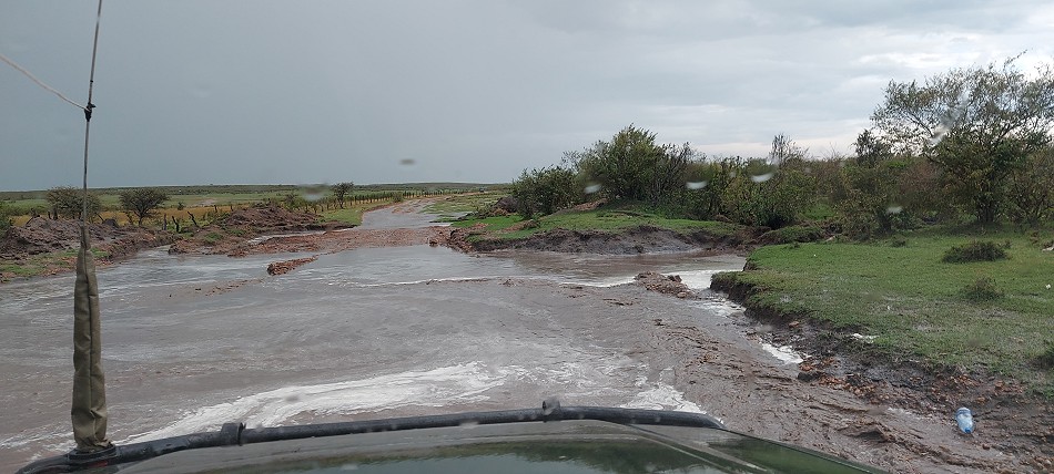 Unwetter in der Masai Mara