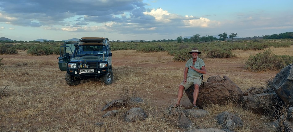 Sundowner im Samburu Reservat